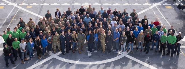 Underway Recovery Test 9 (URT-9) - Day 6 Activities; Team Photos