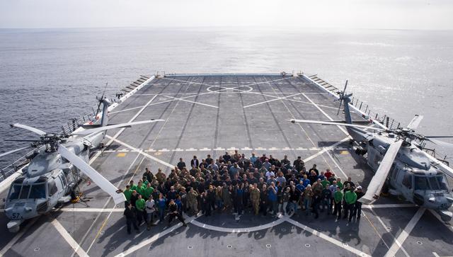 Underway Recovery Test 9 (URT-9) - Day 6 Activities; Team Photos