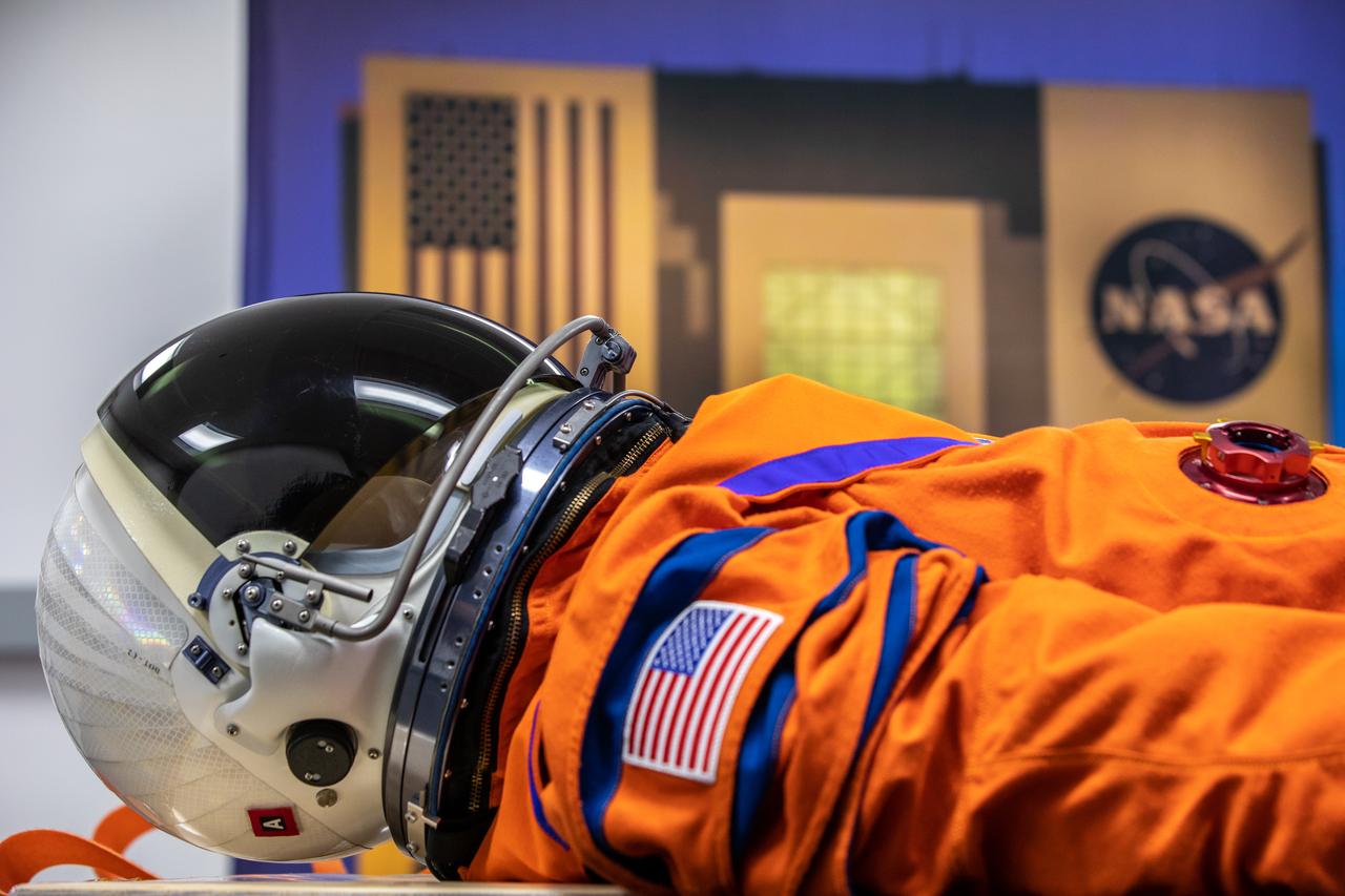 Teams from Johnson Space Center, Exploration Ground Systems, and Jacobs TOSC conduct final inspections of Moonikin “Campos” on Nov. 9, 2021, inside the Space Station Processing Facility at NASA’s Kennedy Space Center in Florida. Moonikin “Campos” will be installed into the Orion crew module. Technicians checked connectivity and performed fit checks on his flight suit to ensure he is ready for flight aboard the Artemis flight test. Artemis I will be an uncrewed test flight of the Orion spacecraft and Space Launch System rocket as an integrated system ahead of crewed flights to the Moon. Under Artemis, NASA aims to land the first woman and first person of color on the Moon and establish sustainable lunar exploration. 