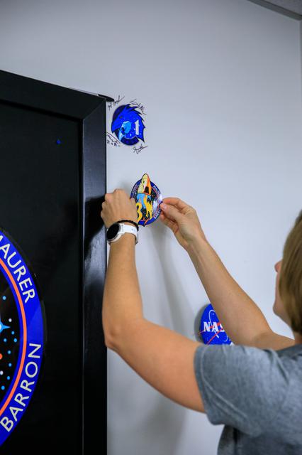 NASA image: Crew-3 Patch Signing and Breakfast