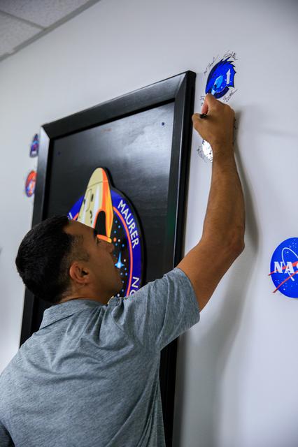 NASA image: Crew-3 Patch Signing and Breakfast