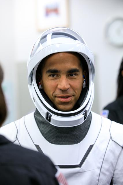 NASA image: SpaceX Crew-3 Suit-Up and Walkout