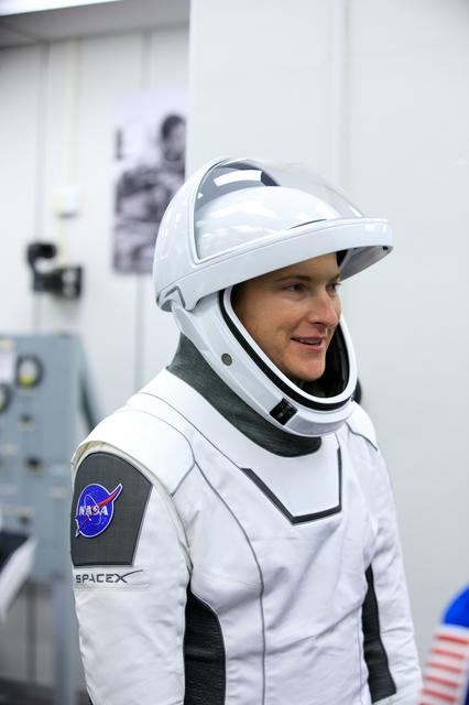 NASA image: SpaceX Crew-3 Suit-Up and Walkout