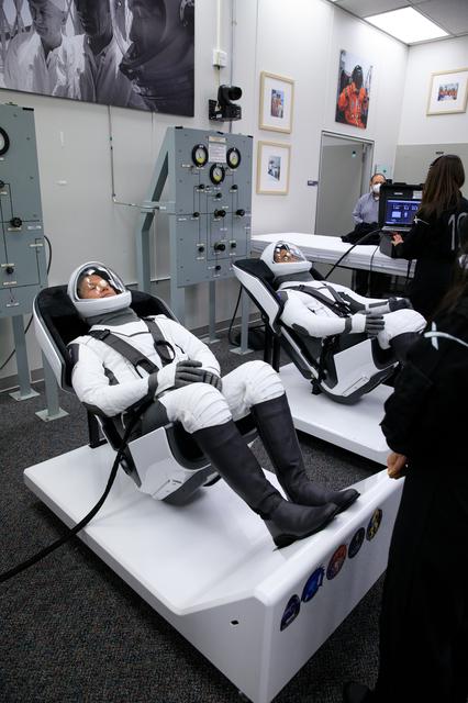 NASA image: SpaceX Crew-3 Suit-Up and Walkout