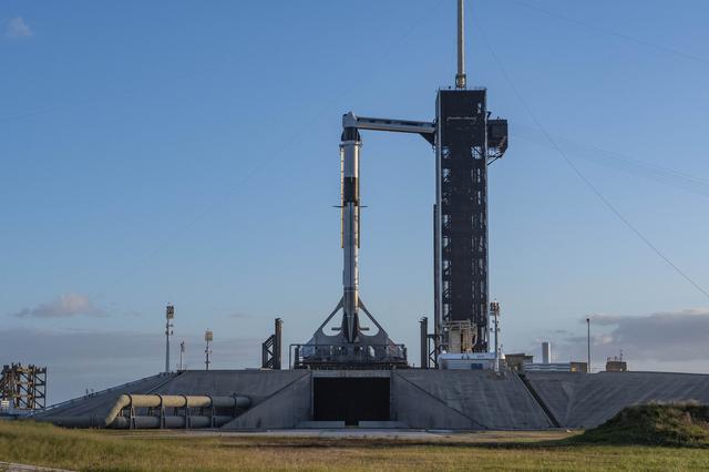 SpaceX Crew-3 Sunset at LC 39A