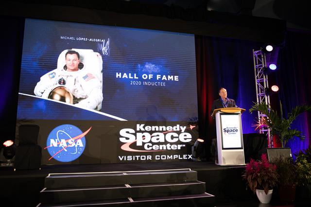 NASA image: 2021 Astronaut Hall of Fame Induction Ceremony