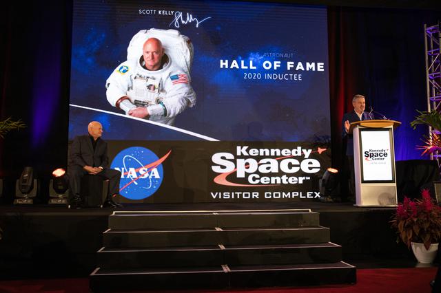 NASA image: 2021 Astronaut Hall of Fame Induction Ceremony