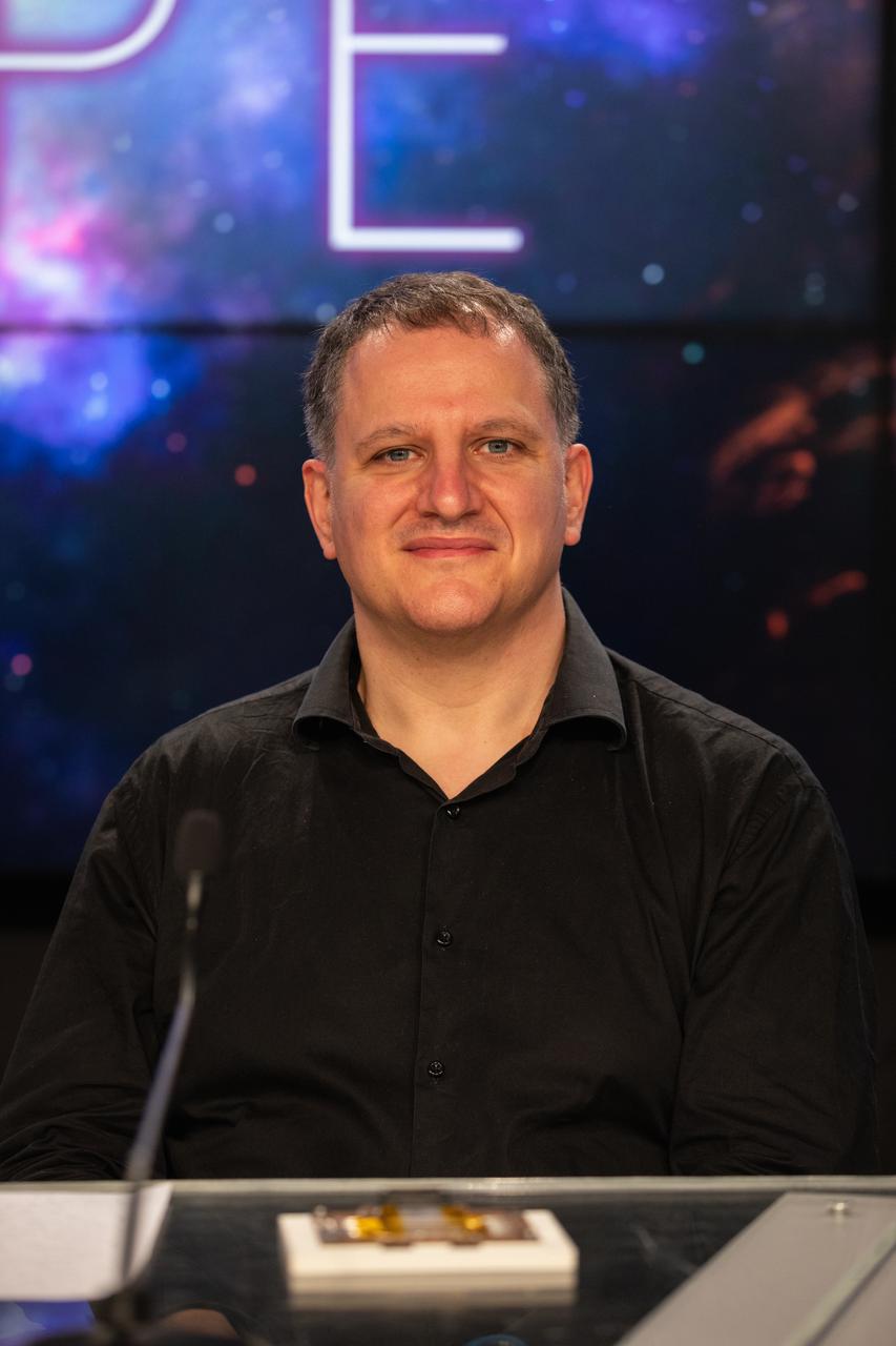 Luca Baldini, Italian co-principal investigator, National Institute for Nuclear Physics, participates in a payload briefing for NASA’s Imaging X-ray Polarimetry Explorer (IXPE) spacecraft on Dec.7, 2021 at NASA’s Kennedy Space Center in Florida. IXPE is scheduled to launch no earlier than 1 a.m. EST Thursday, Dec. 9, on a SpaceX Falcon 9 rocket from Kennedy’s Launch Complex 39A. NASA’s Launch Services Program is managing this launch. NASA’s Marshall Space Flight Center in Huntsville, Alabama, manages the IXPE mission. Ball Aerospace, headquartered in Broomfield, Colorado, manages spacecraft operations with support from the University of Colorado at Boulder. NASA’s Goddard Space Flight Center in Greenbelt, Maryland, manages the Explorers Program for the agency’s Science Mission Directorate in Washington. The U.S. Space Force’s Space Launch Delta 45 provides range support for this launch. SpaceX is providing the launch vehicle for this mission. 