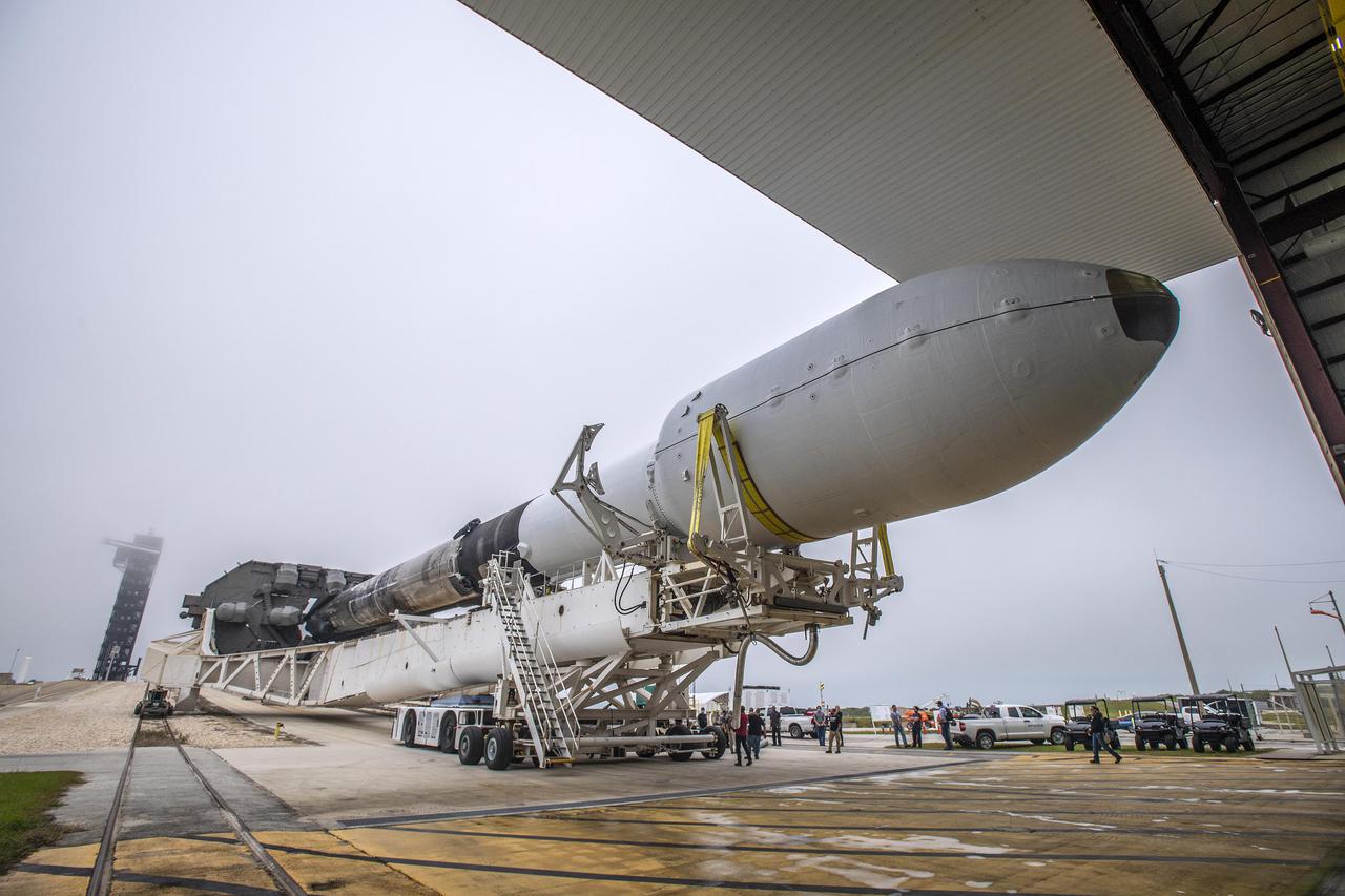A SpaceX Falcon 9 rocket with NASA’s Imaging X-ray Polarimetry Explorer (IXPE) spacecraft, rolls out to Launch Complex 39A at NASA’s Kennedy Space Center in Florida on Dec. 7, 2021. IXPE is scheduled to launch no earlier than 1 a.m. EST Thursday, Dec. 9. NASA’s Launch Services Program is managing this launch. NASA’s Marshall Space Flight Center in Huntsville, Alabama, manages the IXPE mission. Ball Aerospace, headquartered in Broomfield, Colorado, manages spacecraft operations with support from the University of Colorado at Boulder. NASA’s Goddard Space Flight Center in Greenbelt, Maryland, manages the Explorers Program for the agency’s Science Mission Directorate in Washington. The U.S. Space Force’s Space Launch Delta 45 provides range support for this launch. SpaceX is providing the launch vehicle for this mission. The IXPE spacecraft includes three space telescopes with sensitive detectors capable of measuring the polarization of cosmic X-rays, allowing scientists to answer fundamental questions about extremely complex environments in space where gravitational, electric, and magnetic fields are at their limits. The project is a collaboration between NASA and the Italian Space Agency.