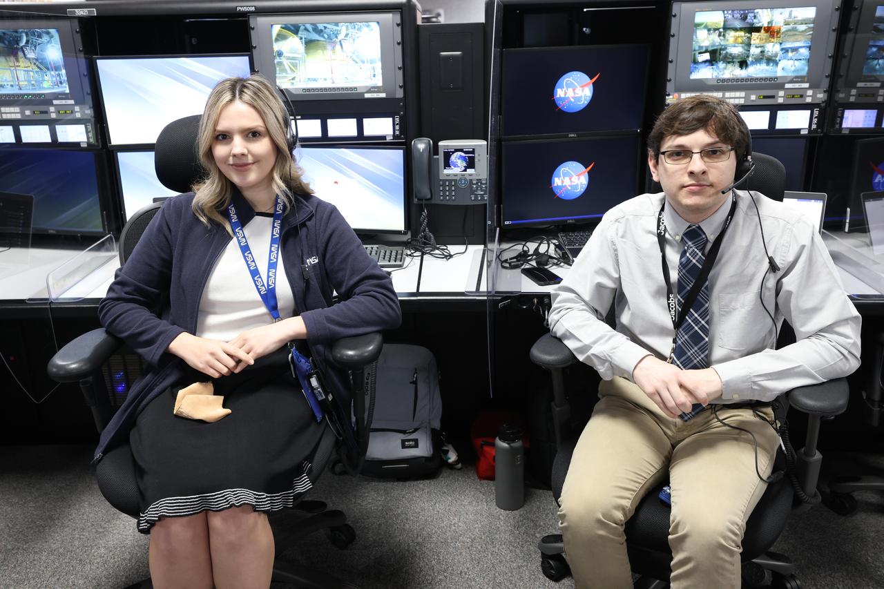 Launch team members are seated at the Communication and Tracking consoles inside Firing Room 1 of the Launch Control Center at NASA’s Kennedy Space Center in Florida on Dec. 13, 2021. They are participating in a joint integrated simulation for the Artemis I launch that covered both cryogenic loading and terminal countdown portions of prelaunch activities. Members of NASA’s mission management team and launch team conducted the simulation together. The Kennedy team was certified for the Artemis I launch. During Artemis I, the agency’s Orion spacecraft will lift off from Kennedy aboard NASA’s most powerful rocket – the Space Launch System – to fly farther than any spacecraft built for humans has ever flown. Through NASA’s Artemis missions, the agency, along with commercial and international partners, will establish a sustainable human presence on the Moon to prepare for missions to Mars. 