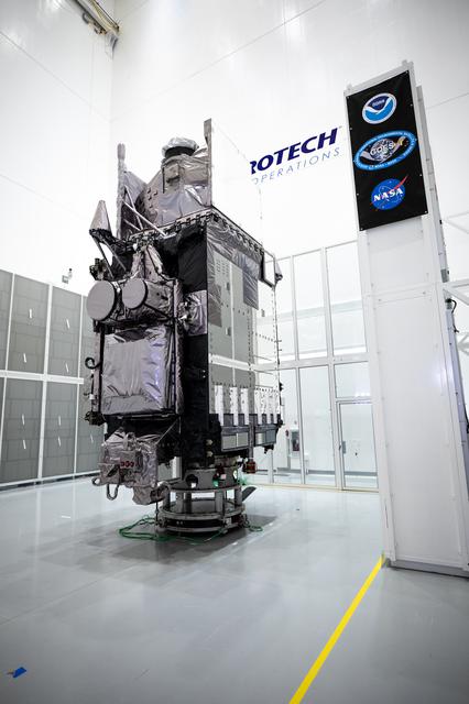 NASA image: GOES-T Spacecraft With Banners