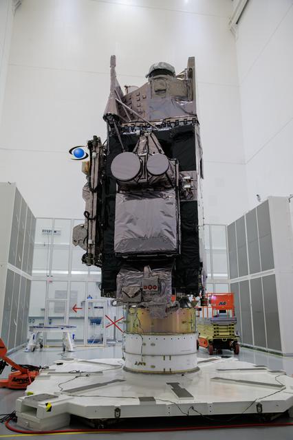 NASA image: GOES-T Spacecraft Move to Encapsulation Bay
