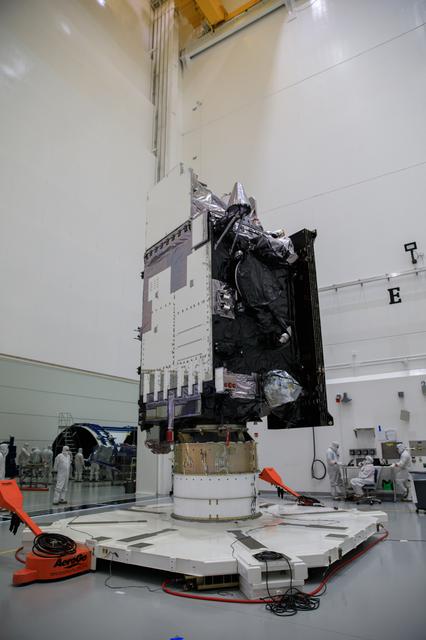 GOES-T Spacecraft Move to Encapsulation Bay