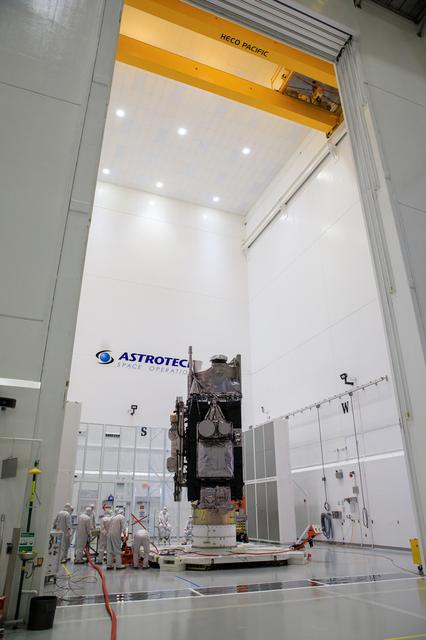 NASA image: GOES-T Spacecraft Move to Encapsulation Bay