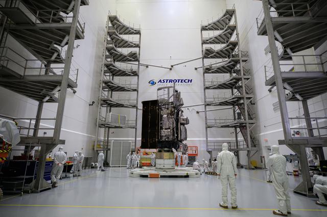 NASA image: GOES-T Spacecraft Move to Encapsulation Bay