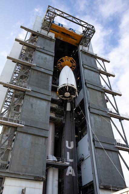 NASA image: GOES-T Spacecraft Lift and Mate