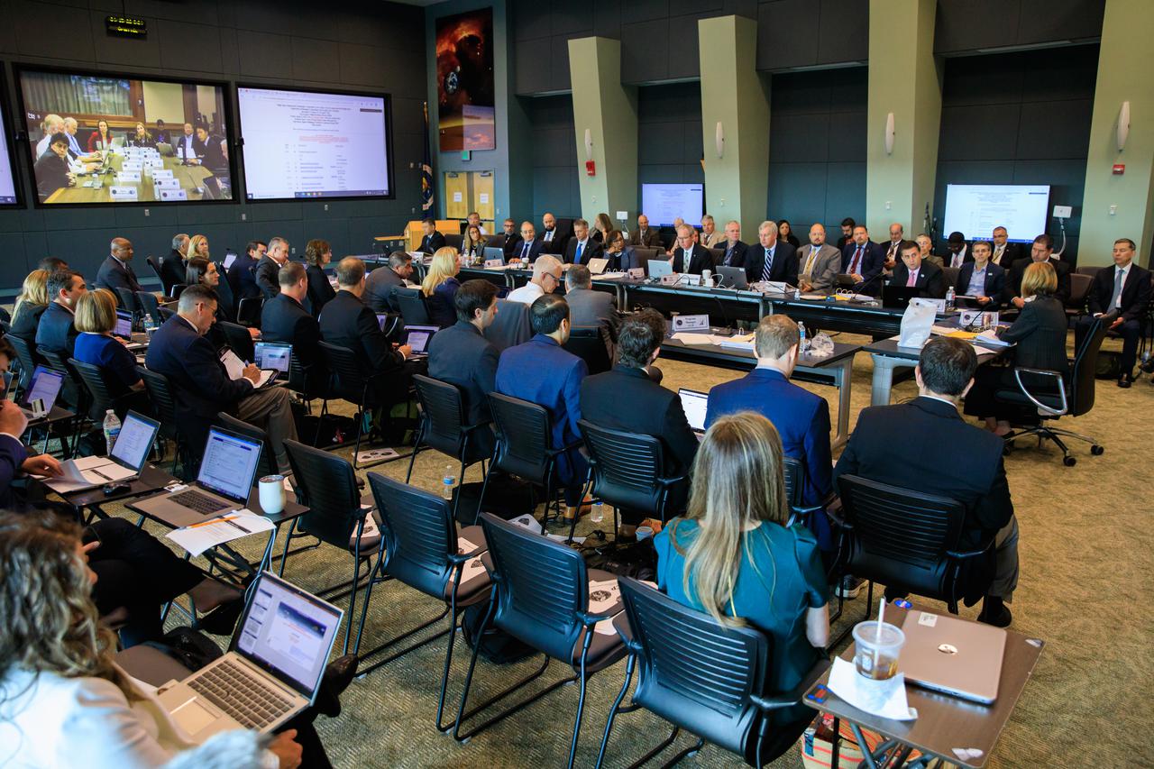 NASA’s SpaceX Crew-4 Flight Readiness Review takes place at Kennedy Space Center on April 15, 2022. The mission is targeted to launch from the Florida Spaceport’s Launch Complex 39A on April 23, 2022, at 5:26 a.m. EDT. NASA astronauts Kjell Lindgren, Bob Hines, and Jessica Watkins, and ESA (European Space Agency) astronaut Samantha Cristoforetti will fly to the station aboard SpaceX’s Crew Dragon, powered by the company’s Falcon 9 rocket.