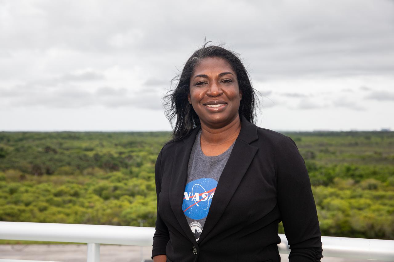 Lashanda Battle is a sustainability lead at NASA’s Kennedy Space Center. In this role, she supports NASA’s and Kennedy’s mission by promoting a better way of living at the Florida spaceport, as well as in the surrounding communities. Through different outreach opportunities, she raises awareness about sustainability initiatives and environmental stewardship.