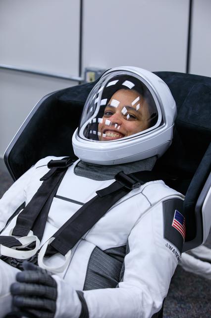 NASA image: SpaceX Crew-4 Suit-Up & Walkout Rehearsal