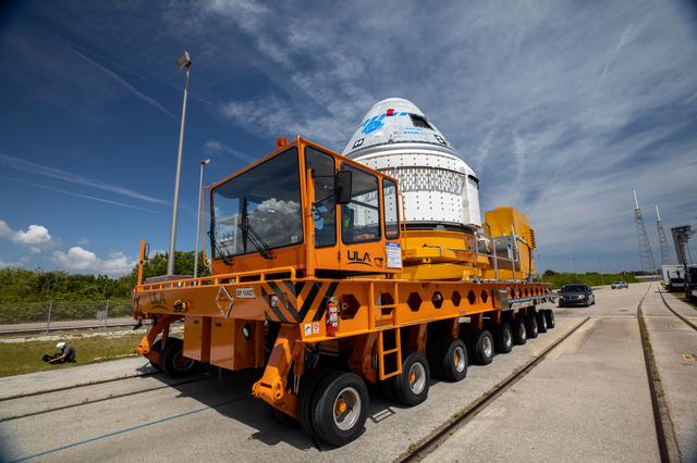 NASA image: Boeing CST-100 Starliner for OFT-2 Arrives at SLC-41