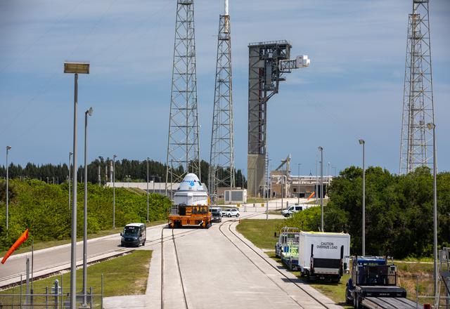 NASA image: Boeing CST-100 Starliner for OFT-2 Arrives at SLC-41
