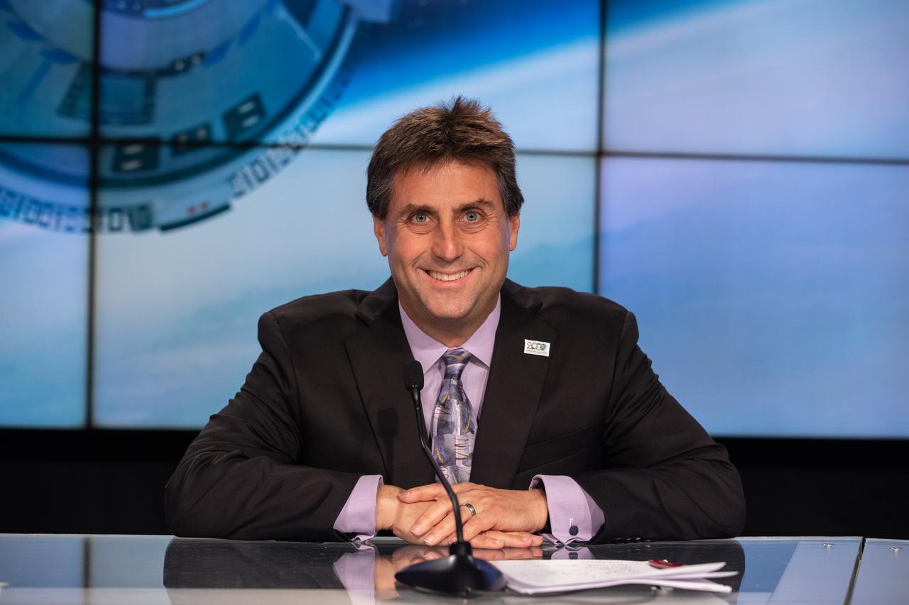 Joel Montalbano, manager, NASA’s International Space Station Program, participates in a post-launch news conference following the liftoff of NASA Boeing’s Orbital Flight Test-2 (OFT-2) on May 19, 2022. Liftoff occurred at 6:54 p.m. EDT from Space Launch Complex-41 at Florida’s Cape Canaveral Space Force Station. Boeing’s uncrewed flight test is designed to test the system’s end-to-end capabilities for NASA’s Commercial Crew Program providing valuable data towards NASA certifying Boeing’s crew transportation system for regular crewed flights to and from the International Space Station. 