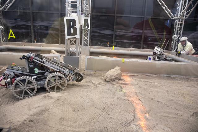 NASA image: Lunabotics / Robotic Mining Competition