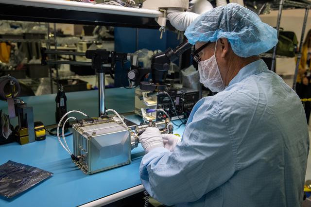 NASA image: Install Flight Instrument on Radiator for MSolo
