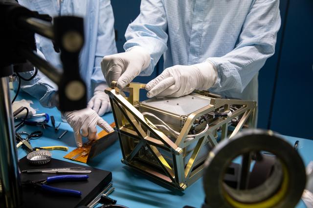 NASA image: Install Flight Instrument on Radiator for MSolo