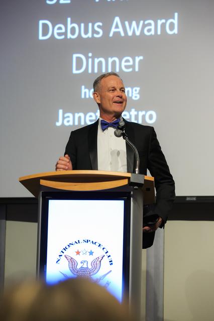 NASA image: Debus Award Presentation to Janet Petro