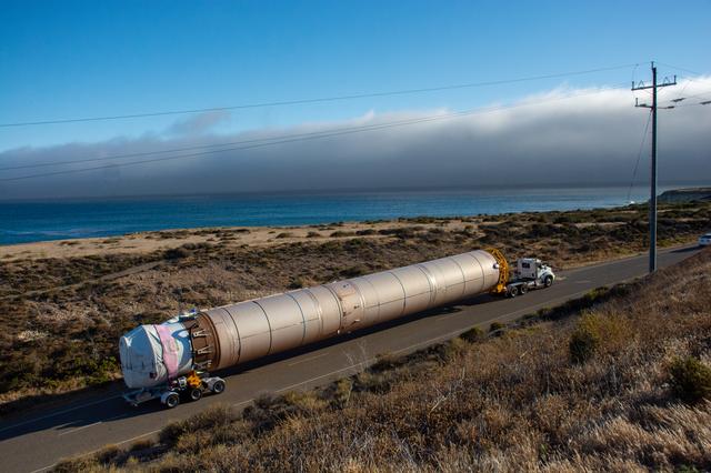 JPSS-2 Atlas V Booster Arrival, Offload, and Transport to HIF