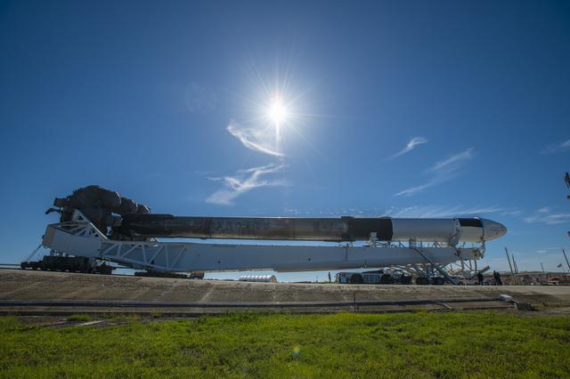 NASA image: SpaceX CRS-25 Rollout