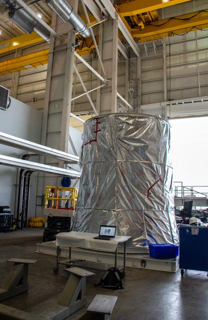 NASA image: JPSS-2 Atlas V Boattail Arrival & Offload, ISA at the HIF