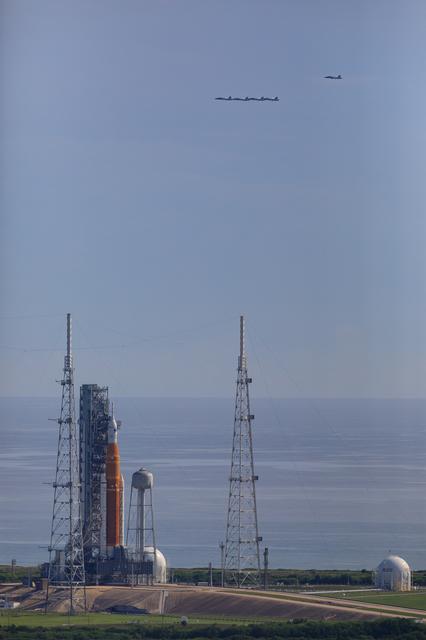 NASA image: T-38 Flyover Artemis I