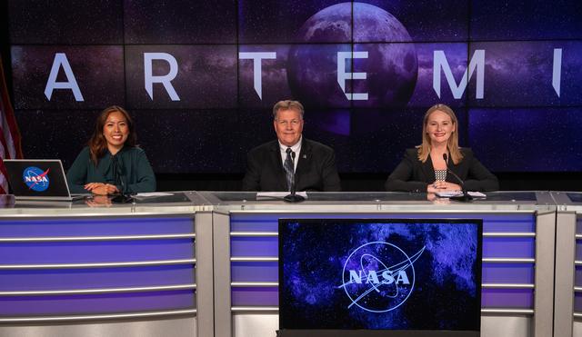 NASA image: Artemis I L-1 Countdown Pre-Launch News Conference