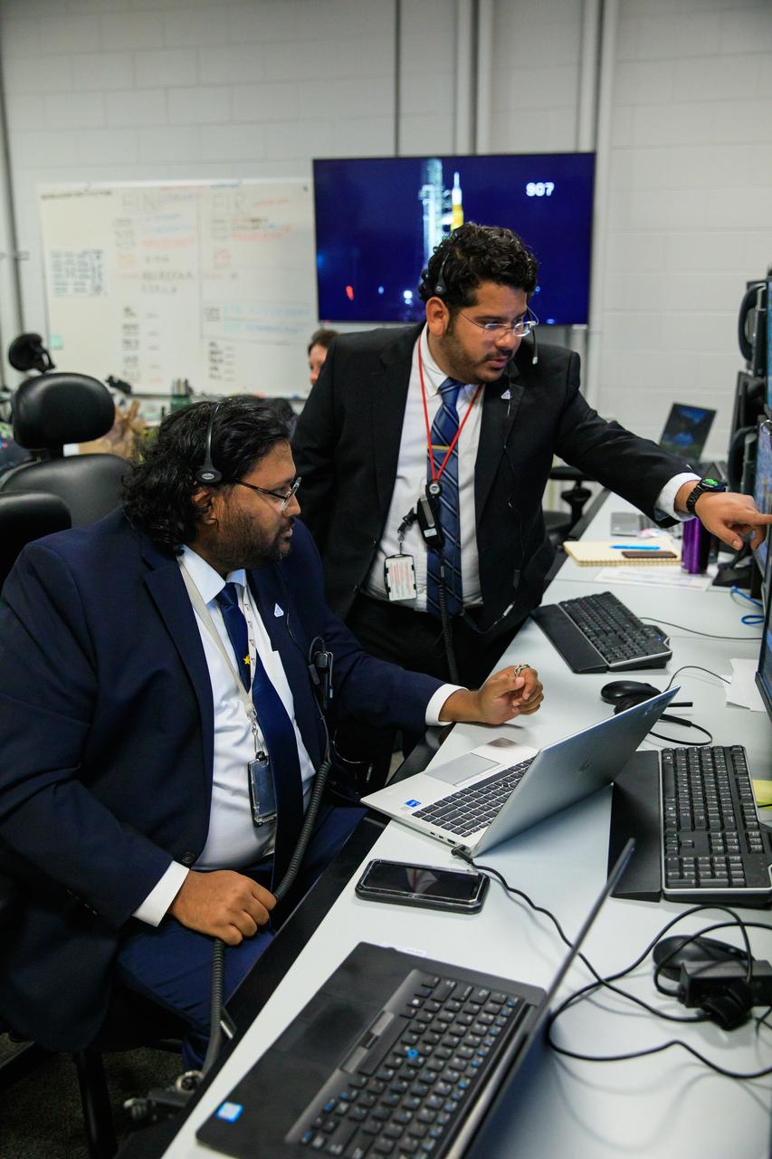 Members of the Artemis I launch team monitor countdown events at their consoles inside Firing Room 1 of the Rocco A. Petrone Launch Control Center at NASA’s Kennedy Space Center in Florida on Aug. 29, 2022. Launch of the agency’s Space Launch System and Orion spacecraft was waved off due to an issue during tanking. Launch is now no earlier than Sept. 3, at 2:17 p.m. EDT from Kennedy’s Launch Complex 39B. The first in a series of increasingly complex missions, Artemis I will provide a foundation for human deep space exploration and demonstrate our commitment and capability to extend human presence to the Moon and beyond. The primary goal of Artemis I is to thoroughly test the integrated systems before crewed missions by operating the spacecraft in a deep space environment, testing Orion’s heat shield, and recovering the crew module after reentry, descent, and splashdown.