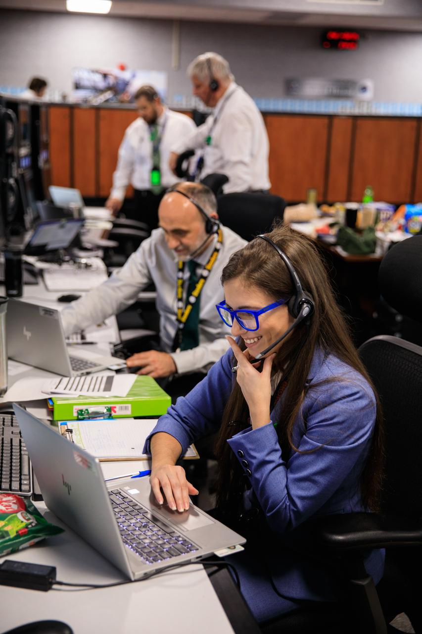 Members of the Artemis I launch team are at their consoles inside Firing Room 1 of the Rocco A. Petrone Launch Control Center at NASA’s Kennedy Space Center in Florida for launch countdown Sept. 3, 2022. Launch of the agency’s Space Launch System and Orion spacecraft from Kennedy’s Launch Complex 39B was waved off due to an issue during tanking. The first in a series of increasingly complex missions, Artemis I will provide a foundation for human deep space exploration and demonstrate our commitment and capability to extend human presence to the Moon and beyond. The primary goal of Artemis I is to thoroughly test the integrated systems before crewed missions by operating the spacecraft in a deep space environment, testing Orion’s heat shield, and recovering the crew module after reentry, descent, and splashdown. 