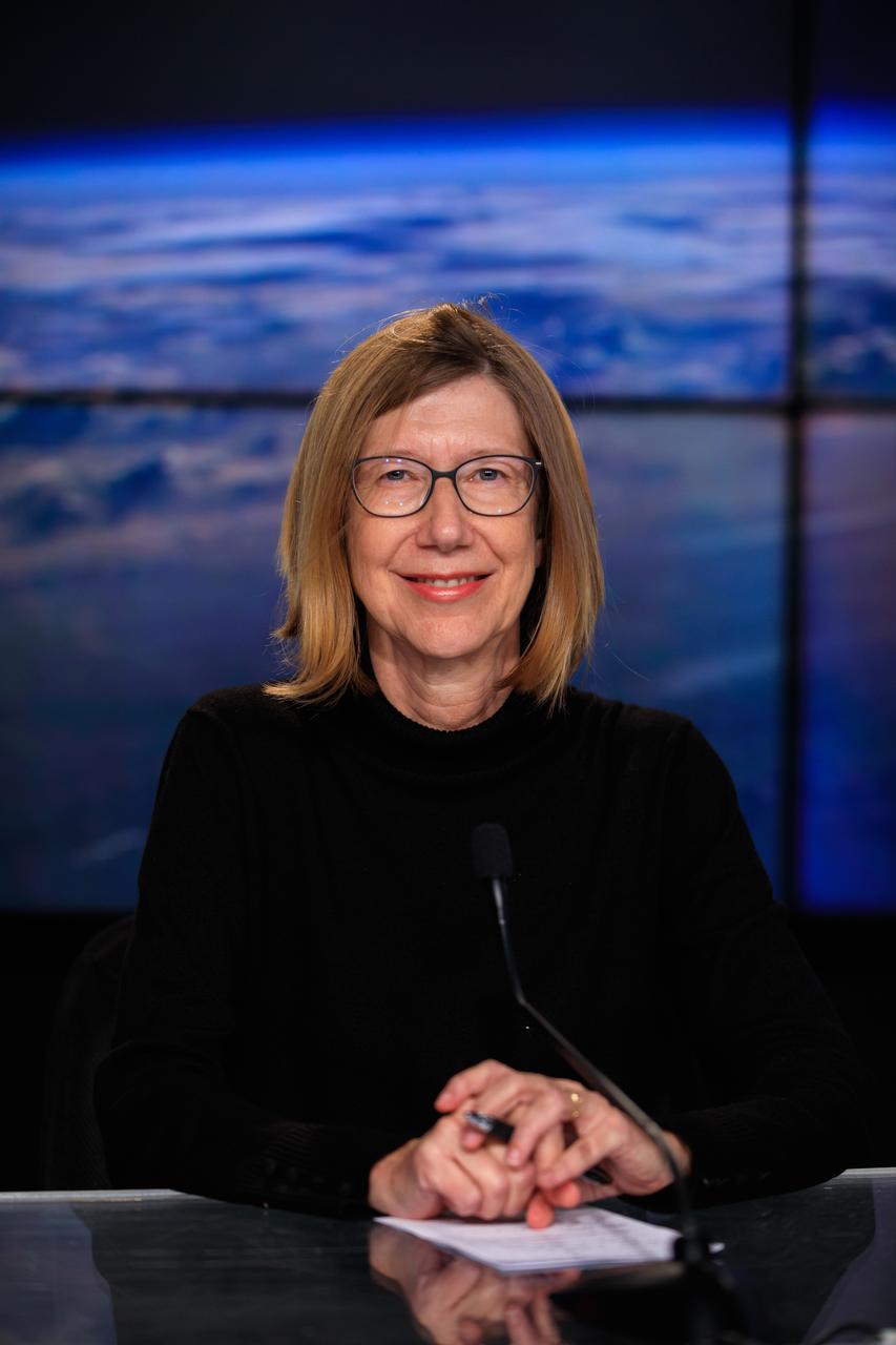 Kathy Lueders, associate administrator for NASA’s Human Exploration and Operations Mission Directorate, participates in a postlaunch news conference for NASA’s SpaceX Crew-5 mission inside the News Auditorium at the agency’s Kennedy Space Center in Florida on Oct. 5, 2022. SpaceX’s Dragon Endurance is carrying NASA astronauts Nicole Mann, commander; Josh Cassada, pilot; and Mission Specialists Koichi Wakata, of JAXA (Japan Aerospace Exploration Agency), and Roscosmos cosmonaut Anna Kikina to the International Space Station for a science expedition mission as part of NASA’s Commercial Crew Program. SpaceX’s Falcon 9 rocket lifted off at noon EDT from Kennedy’s Launch Complex 39A.