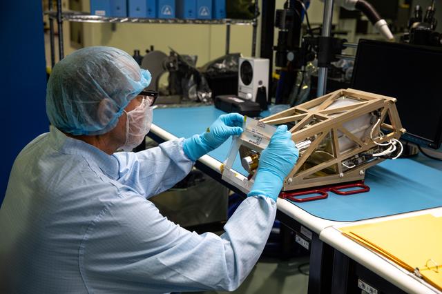 NASA image: PRIME-1 MSolo MLI Install