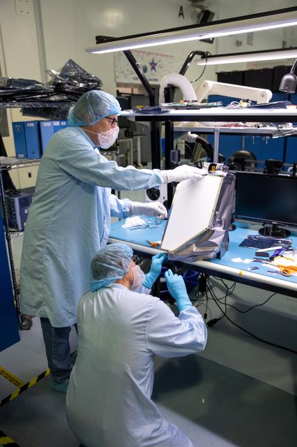 NASA image: PRIME-1 MSolo MLI Install