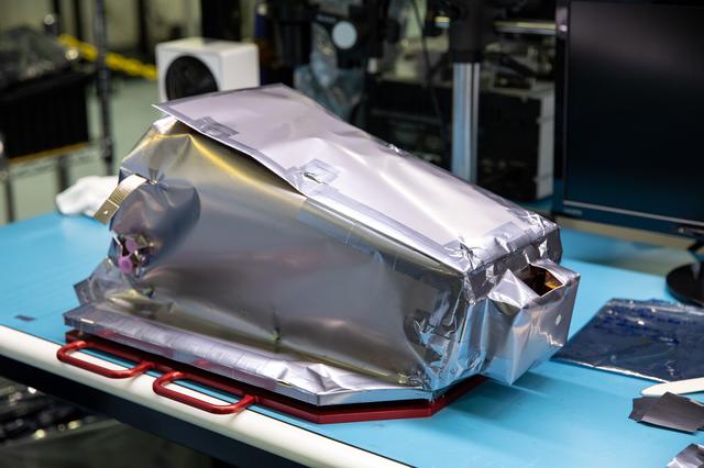 NASA image: PRIME-1 MSolo MLI Install