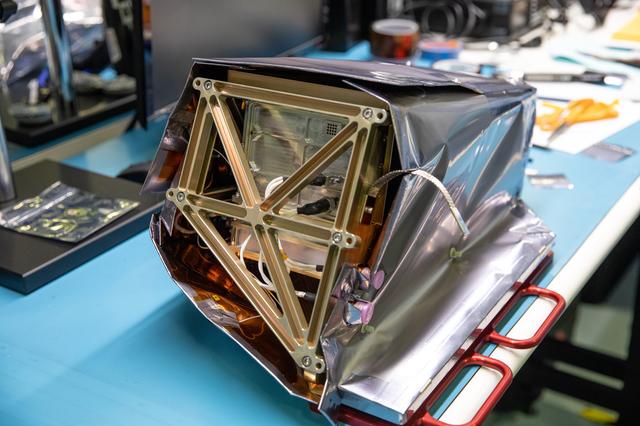 NASA image: PRIME-1 MSolo MLI Install