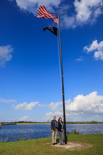 NASA image: Artemis I Flag Raising