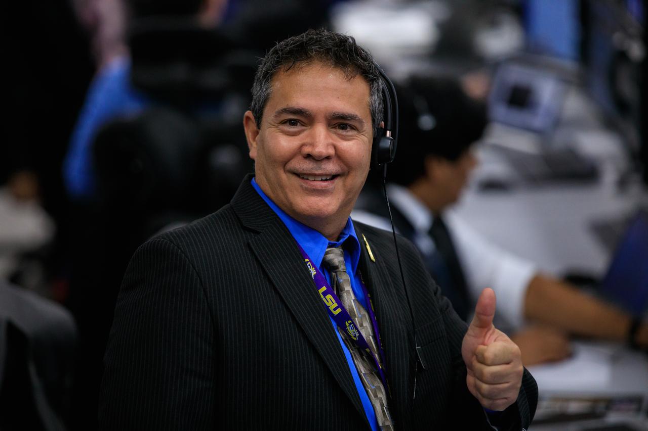 Artemis I launch team members are at their consoles in Launch Control Center Firing Room 1 at NASA’s Kennedy Space Center in Florida during countdown and liftoff of the agency’s Space Launch System and Orion spacecraft from Launch Complex 39B on Nov. 16, 2022. Liftoff was at 1:47 a.m. EST. The first in a series of increasingly complex missions, Artemis I will provide a foundation for human deep space exploration and demonstrate our commitment and capability to extend human presence to the Moon and beyond. The primary goal of Artemis I is to thoroughly test the integrated systems before crewed missions by operating the spacecraft in a deep space environment, testing Orion’s heat shield, and recovering the crew module after reentry, descent, and splashdown.