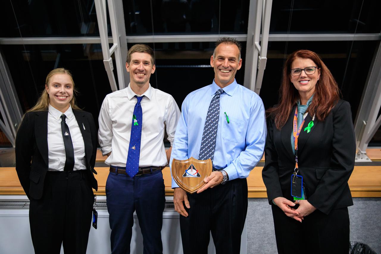 Inside Launch Control Center Firing Room 1 at NASA’s Kennedy Space Center in Florida, Artemis I launch team members and Artemis I Launch Director Charlie Blackwell-Thompson, at right, celebrate the successful launch of the agency’s Artemis I Space Launch System and Orion spacecraft from Launch Complex 39B on Nov. 16, 2022. Liftoff was at 1:47 a.m. EST. The first in a series of increasingly complex missions, Artemis I will provide a foundation for human deep space exploration and demonstrate our commitment and capability to extend human presence to the Moon and beyond. The primary goal of Artemis I is to thoroughly test the integrated systems before crewed missions by operating the spacecraft in a deep space environment, testing Orion’s heat shield, and recovering the crew module after reentry, descent, and splashdown.