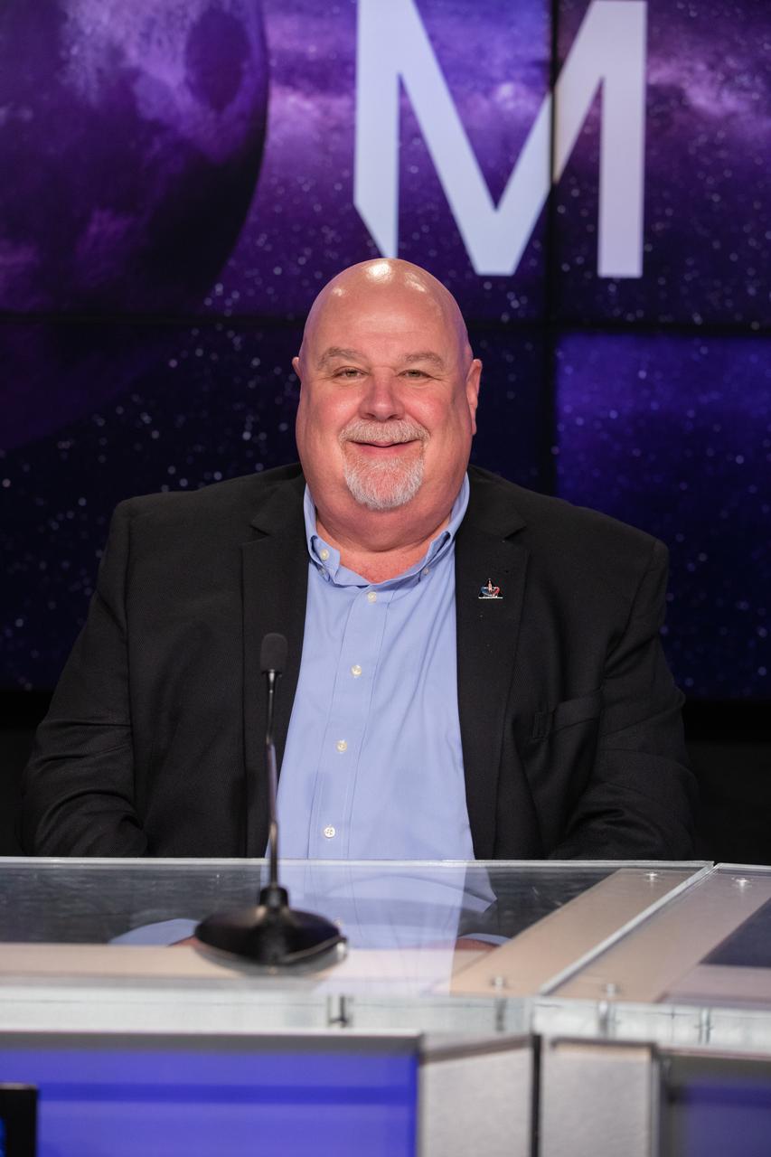 John Honeycutt, Space Launch System Program manager, Marshall Space Flight Center, participates in a postlaunch news conference on Nov. 16, 2022, at NASA’s Kennedy Space Center in Florida, after launch of Artemis I at 1:47 a.m. EST from Kennedy’s Launch Complex 39B. The first in a series of increasingly complex missions, Artemis I will provide a foundation for human deep space exploration and demonstrate our commitment and capability to extend human presence to the Moon and beyond. The primary goal of Artemis I is to thoroughly test the integrated systems before crewed missions by operating the spacecraft in a deep space environment, testing Orion’s heat shield, and recovering the crew module after reentry, descent, and splashdown