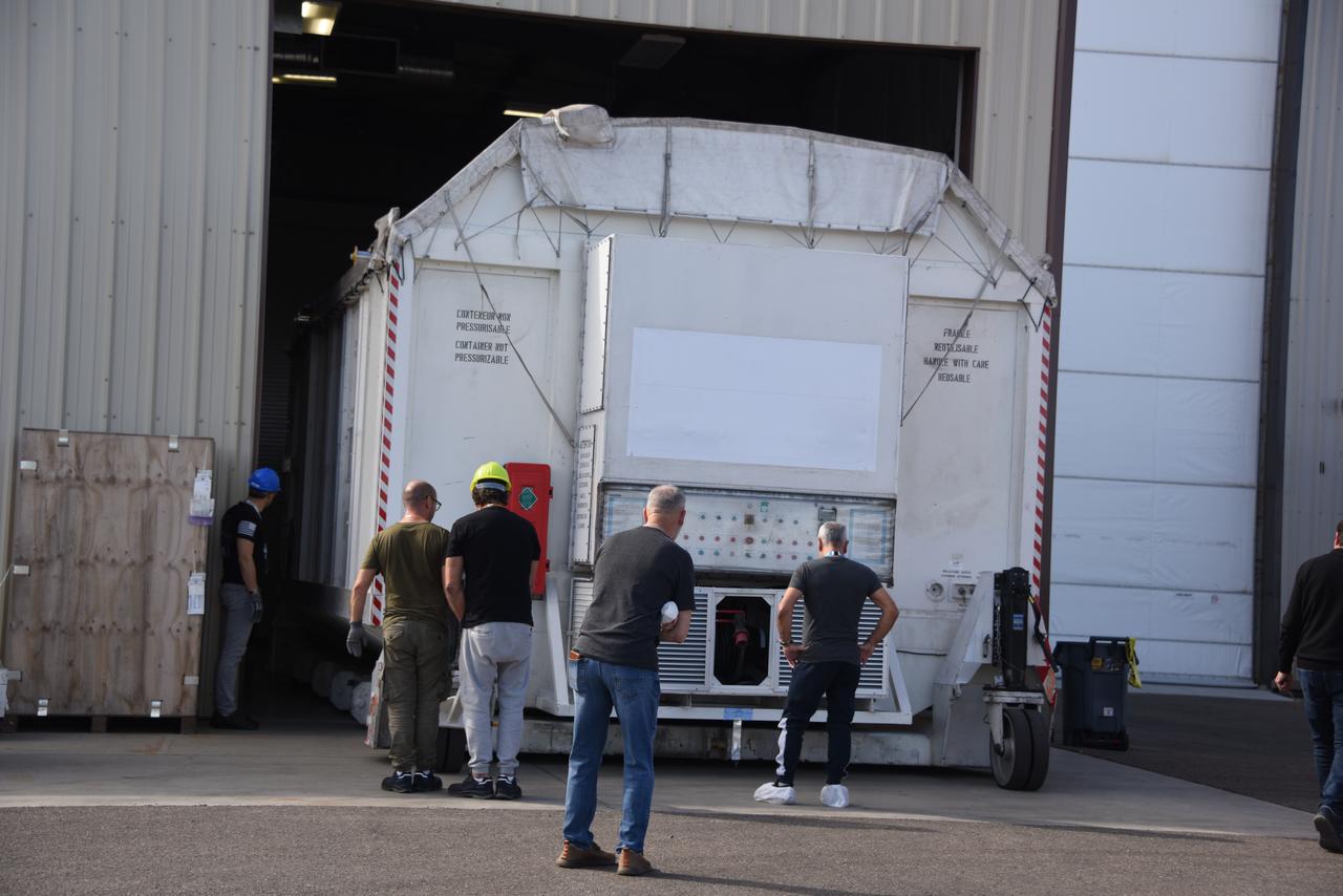 The Surface Water and Ocean Topography (SWOT) spacecraft is transported from Astrotech to the SpaceX facility at Vandenberg Space Force Base in California on Nov. 21, 2022. SWOT is the first mission that will observe nearly all water on Earth’s surface, measuring the height of water in the planet’s lakes, rivers, reservoirs, and the ocean. The satellite is set to launch aboard a SpaceX Falcon 9 rocket in December from Vandenberg’s Space Launch Center-4 East. NASA’s Launch Services Program, based at the agency’s Kennedy Space Center in Florida, is managing the launch service.