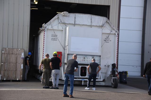 NASA image: SWOT Spacecraft Transport from Astrotech to SpaceX Facility