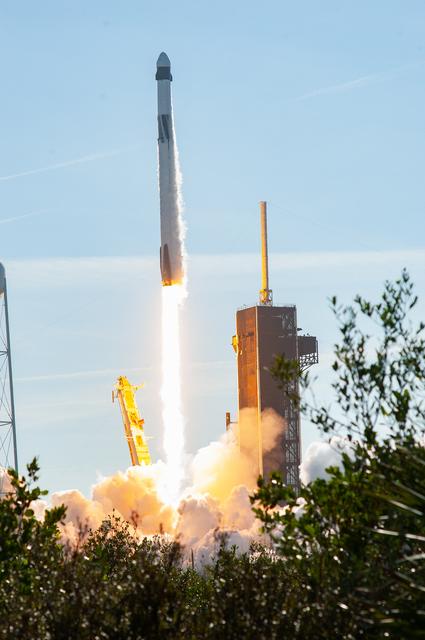 NASA image: SpaceX CRS-26 Liftoff, Remote Cam #1