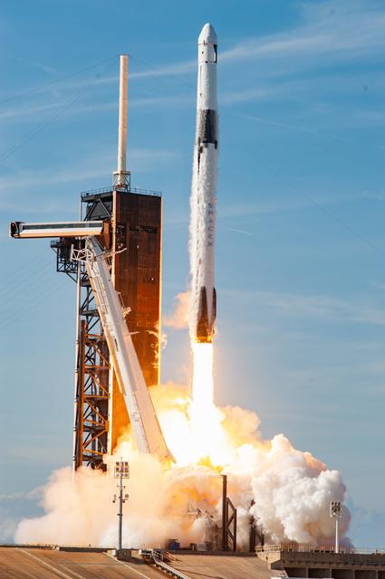 NASA image: SpaceX CRS-26 Liftoff, Remote Cam #4